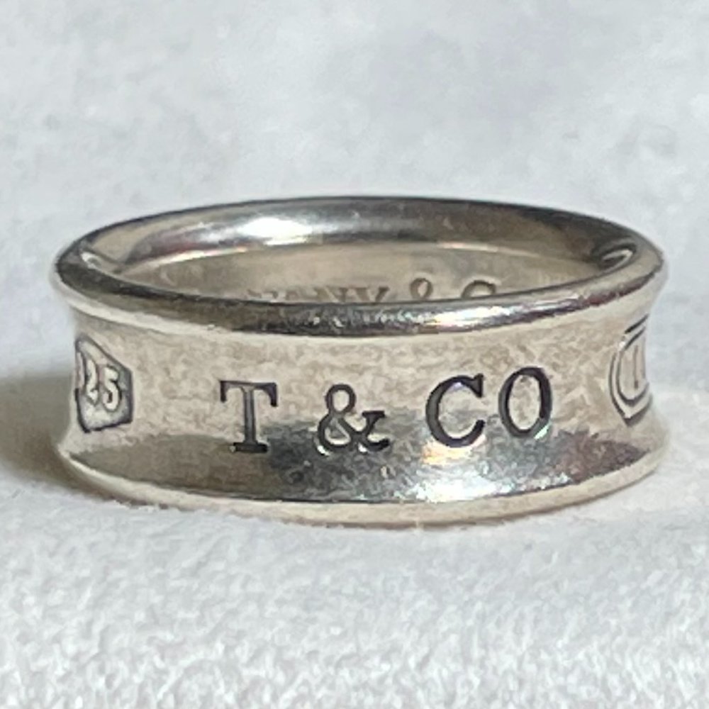 Authentic Tiffany and Co 1837 Silver Ring